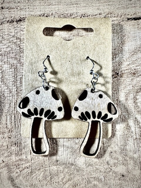 Mushroom Earrings