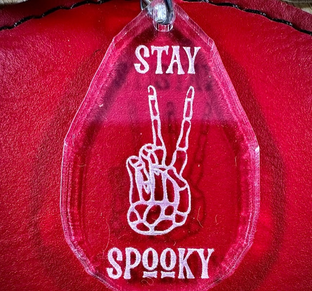 Stay Spooky Acrylic Earrings