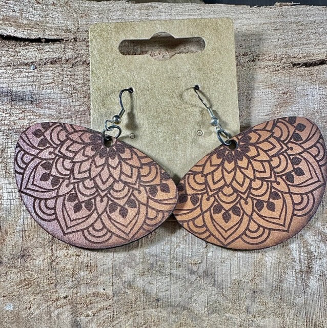 Half Mandala Earrings