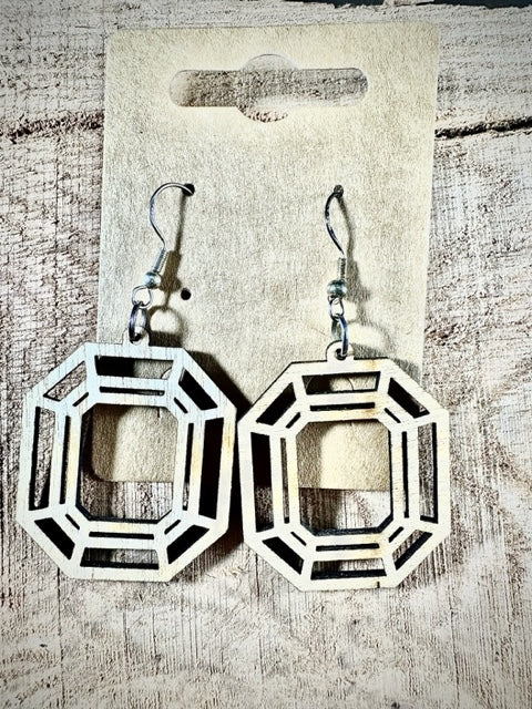 Octagon Earrings